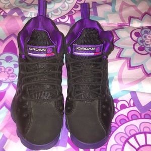 Air Jordan Shoes | black & purple